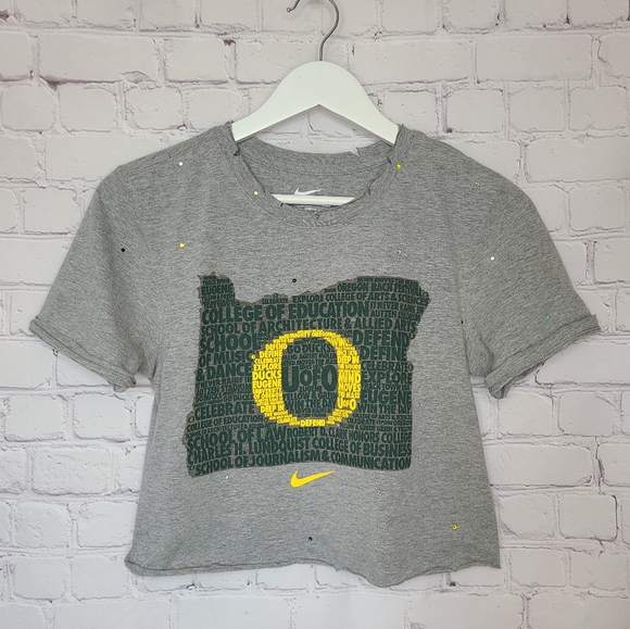 Oregon Ducks Crop Tee - Picture 1 of 6